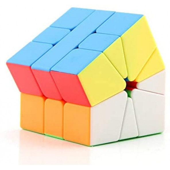 MrsToys Moyu Square 1 3x3+Küp yağı hediye Zeka Küpü Rubik Küpü Sabır Küpü - 8