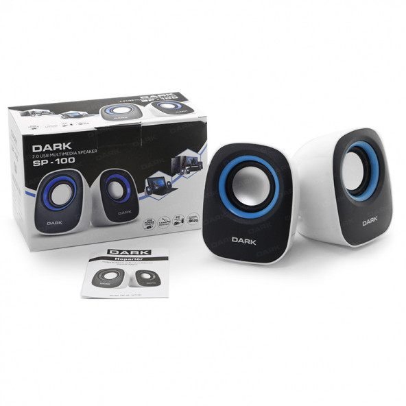 Dark SP100 1+1 Multimedia USB Speaker (DK-AC-SP100) - 4