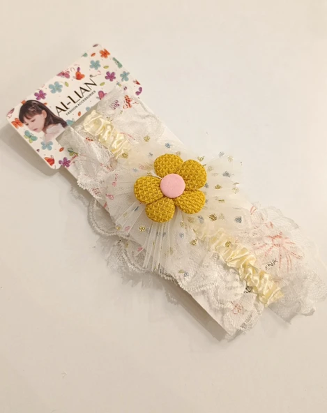 Monalisa Home Lüks Figürlü Esnek Bandana