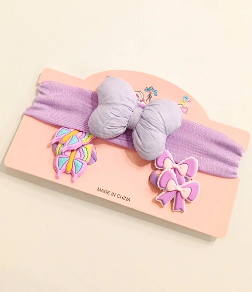 Monalisa Home Lüks Figürlü Esnek Bandana