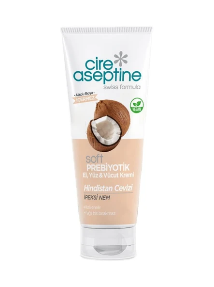 Cire Aseptine Krem 75ml Prebiyotik Hindistan Cevizi ürün görseli 1