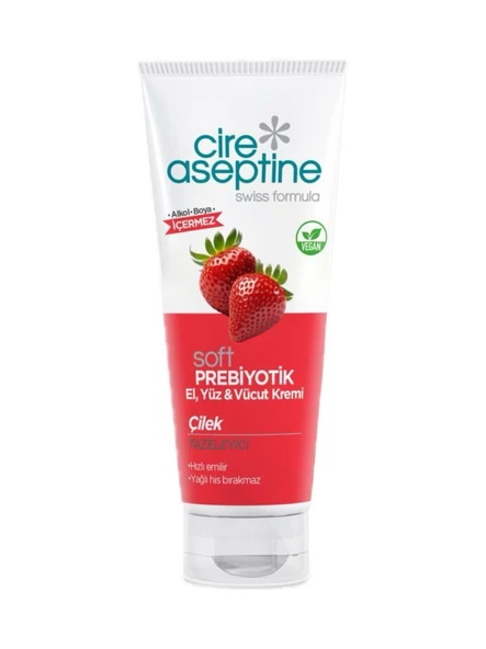 Cire Aseptine Krem 75ml Prebiyotik Çilek