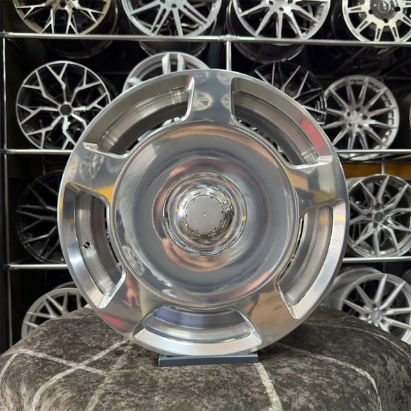 19" (inç) 5x112 MAYBACH POLİSHED Gümüş Jant Modeli Mercedes ( 4 ADET )