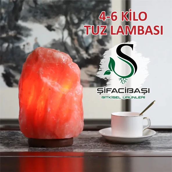 ŞİFACIBAŞI Himalaya Tuz Lambası 4 6 Kilo Kablo+Ampul Seti - 3