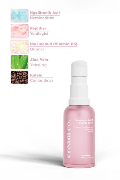 Cream Co. Nemlendirici Dolgunlaştırıcı Canlandırıcı Cilt Serumu - 4