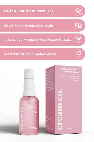 Cream Co. Nemlendirici Dolgunlaştırıcı Canlandırıcı Cilt Serumu - 3