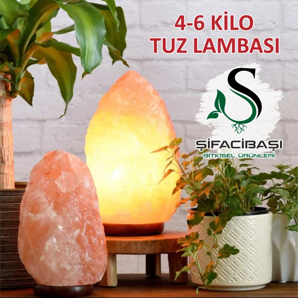 ŞİFACIBAŞI Himalaya Tuz Lambası 4 6 Kilo Kablo+Ampul Seti - 2