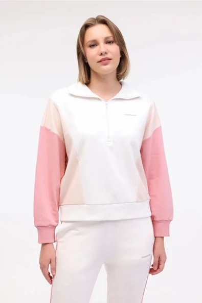 Lumberjack WL ANNABEL-C 16CK927 5FX Pembe Kadın Sweatshirt 101941115