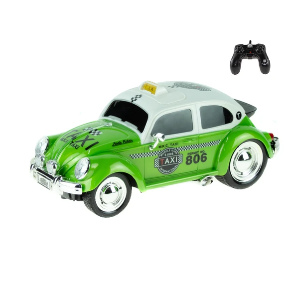 1:16 Ölçek Uzaktan Kumandalı Klasik Araba VosVos TaXi Işıklı