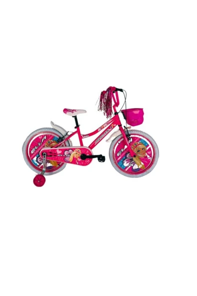 Bisan Schwarz 20" Jant Pembe/Beyaz Kız Çocuk Bisikleti