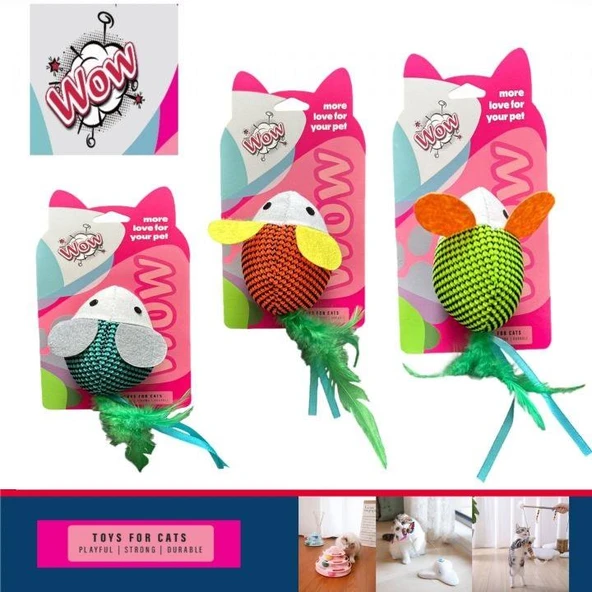 Wow Kedi Oyuncak Koca Kulak Fare - 4
