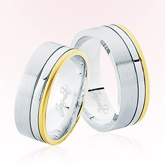 İki Renk Altın Alyans 2305 ürün görseli