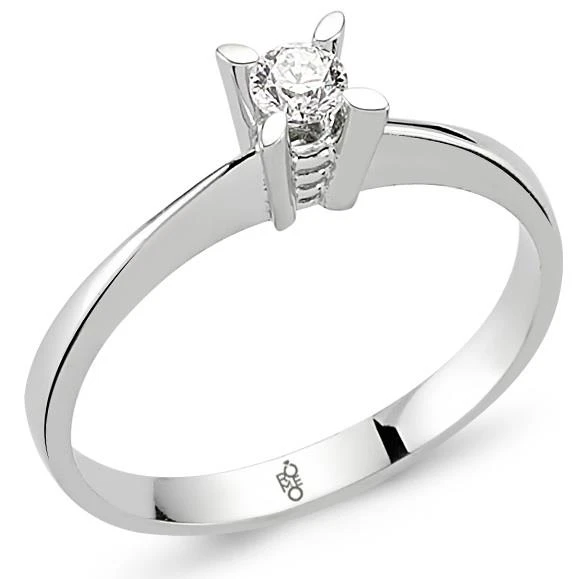 Harem Altın 0.20 Ct Tektaş Pırlanta  Yüzük RM-101