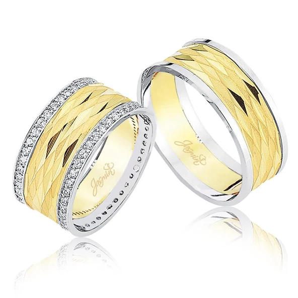 Taşlı Altın Alyans 2204-2 ürün görseli