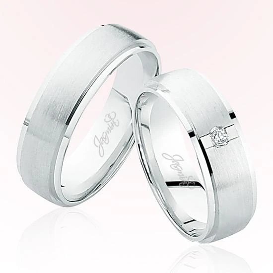 Beyaz Bombeli Altın Alyans 5407 ürün görseli