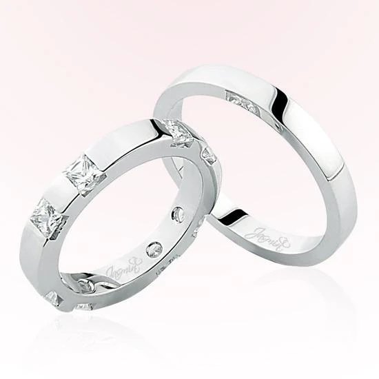 Beyaz Altın Alyans 4707 ürün görseli