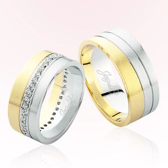 Ortası Taşlı Altın Alyans 3804 ürün görseli