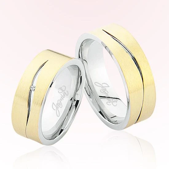 Sarı Beyaz Altın Alyans 3904 ürün görseli