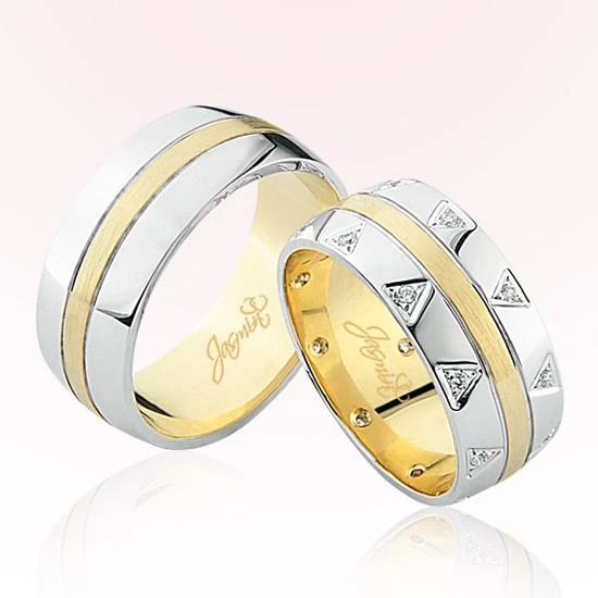 Üçgen Desenli Altın Alyans 2702 ürün görseli