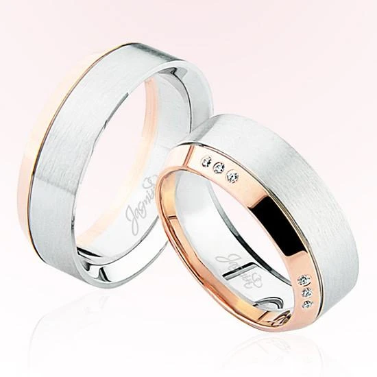 Rose Beyaz Altın Alyans 4302 ürün görseli