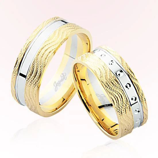 Sarı Beyaz Altın Alyans 6203 ürün görseli