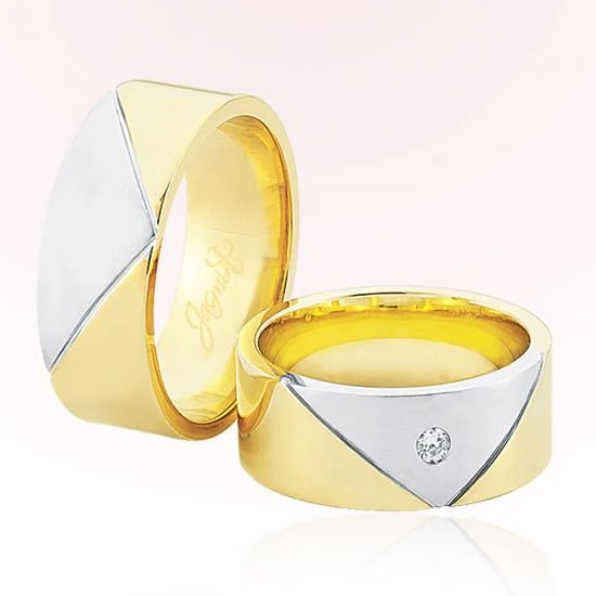 İki Renk Altın Alyans 4006 ürün görseli