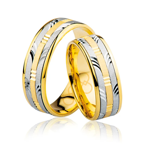 Sarı Beyaz Altın Alyans 3105-3 ürün görseli