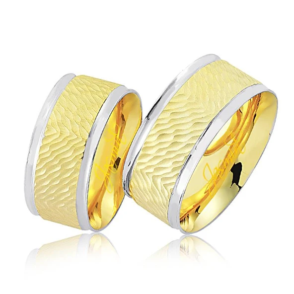 Sarı Beyaz Altın Alyans 4406-2 ürün görseli