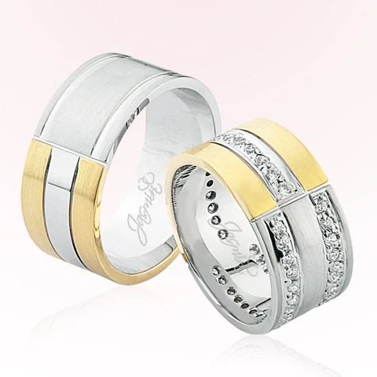 İki Renkli Altın Alyans 3606 ürün görseli