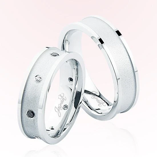 Beyaz Taşlı Altın Alyans 4203 ürün görseli