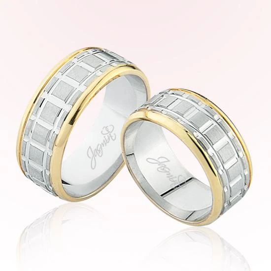 İki Renk Altın Alyans 3702 ürün görseli