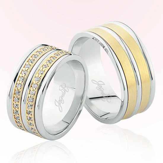 İki Şeritli Altın Alyans 3304 ürün görseli 1