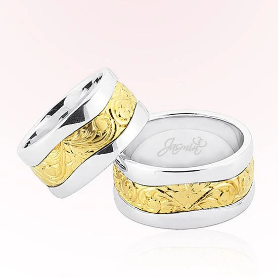 Desenli Altın Alyans 3202 ürün görseli