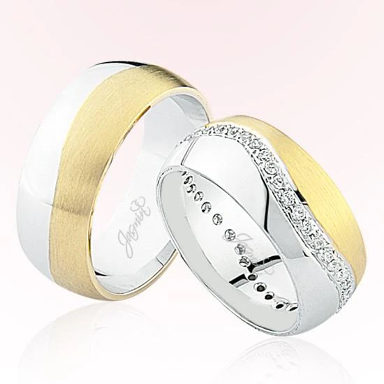 Sarı Beyaz Altın Alyans 3201 ürün görseli