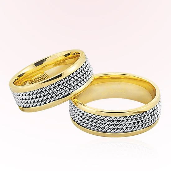 Dört Şeritli Altın Alyans 3407 ürün görseli