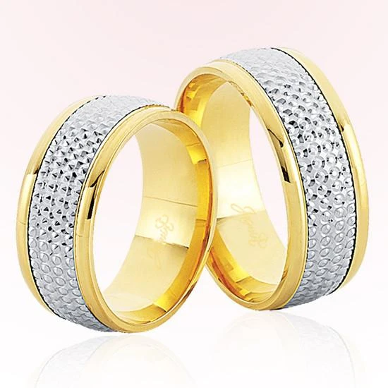 Sarı Beyaz Altın Alyans 7901 ürün görseli