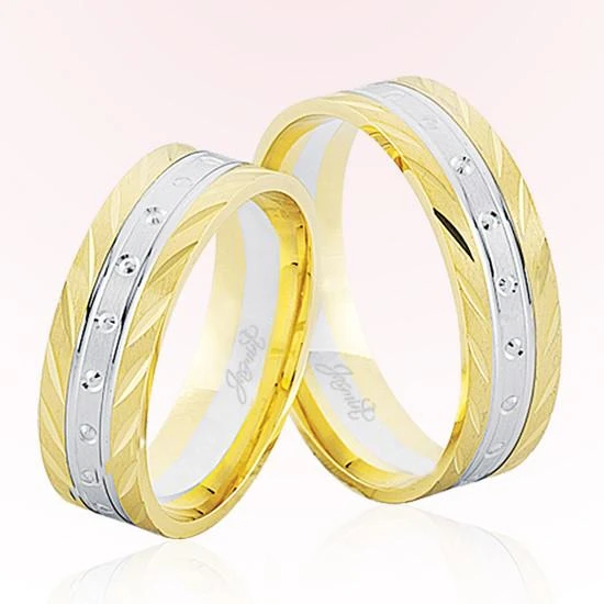 Sarı Beyaz Altın Alyans 8307 ürün görseli