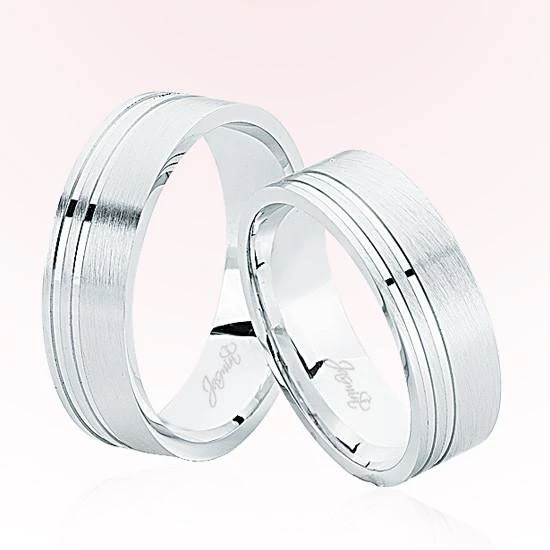 Beyaz Altın Alyans 7206 ürün görseli