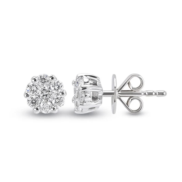 Harem Altın 0.44 Ct Coronet Pırlanta Küpe CORK2