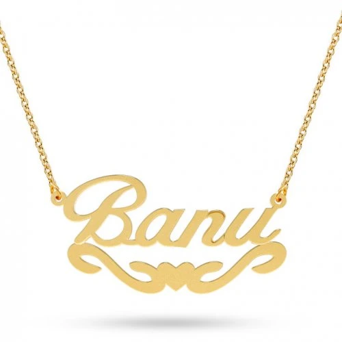 14 Ayar Altın İsim Kolye - AD28 ürün görseli