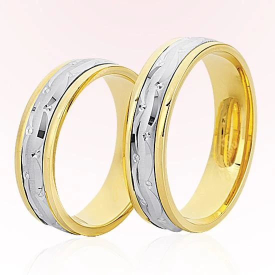 Sarı Beyaz Altın Alyans 7908 ürün görseli