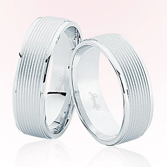 Beyaz Altın Alyans 6602 ürün görseli