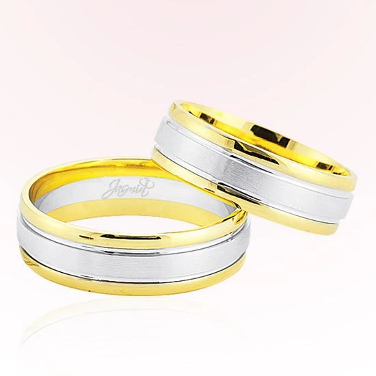 Sarı Beyaz Altın Alyans 8105 ürün görseli