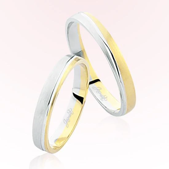 Sarı Beyaz Altın Alyans 6406 ürün görseli