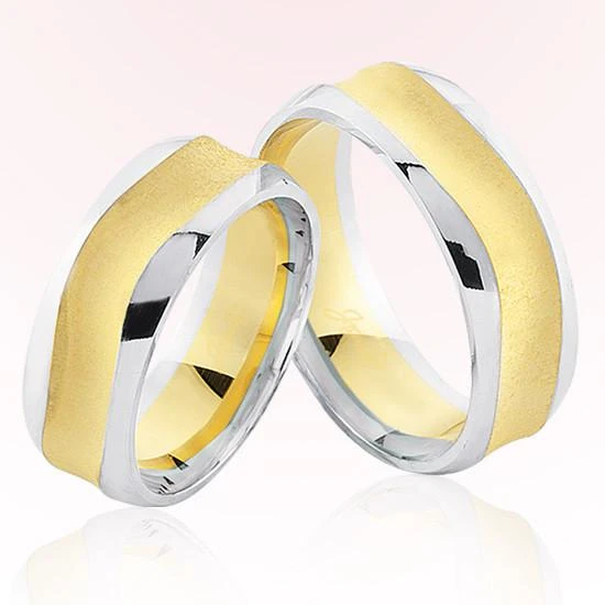 Sarı Beyaz Altın Alyans 6309 ürün görseli