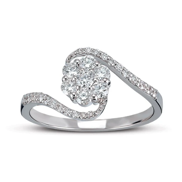 Harem Altın 0.45 Ct Coronet Pırlanta Yüzük CORY9
