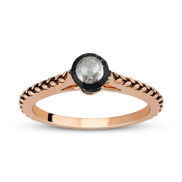 Harem Altın 0.15 Ct Elmas Yüzük EY15