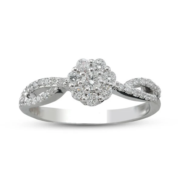 Harem Altın 0.41 Ct Coronet Pırlanta Yüzük CORY7