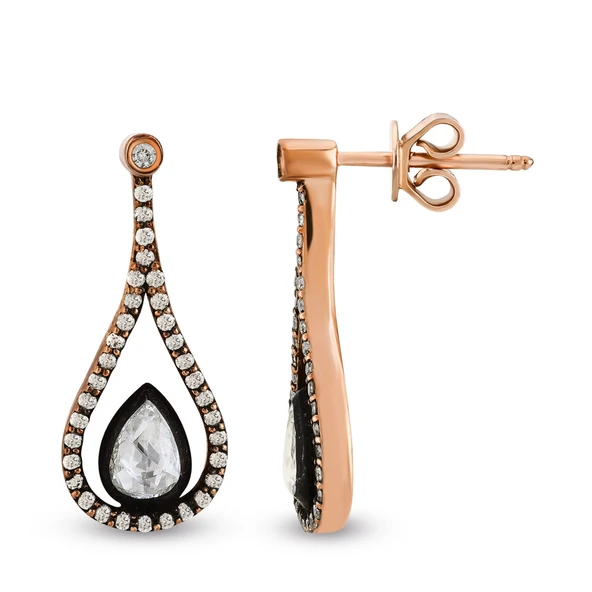 Harem Altın 0.67 Ct Elmas Küpe EK27
