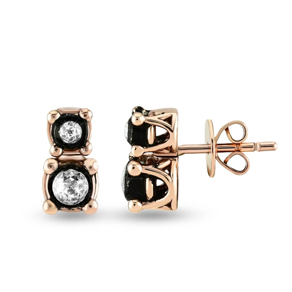 Harem Altın 0.15 Ct Elmas Küpe EK26